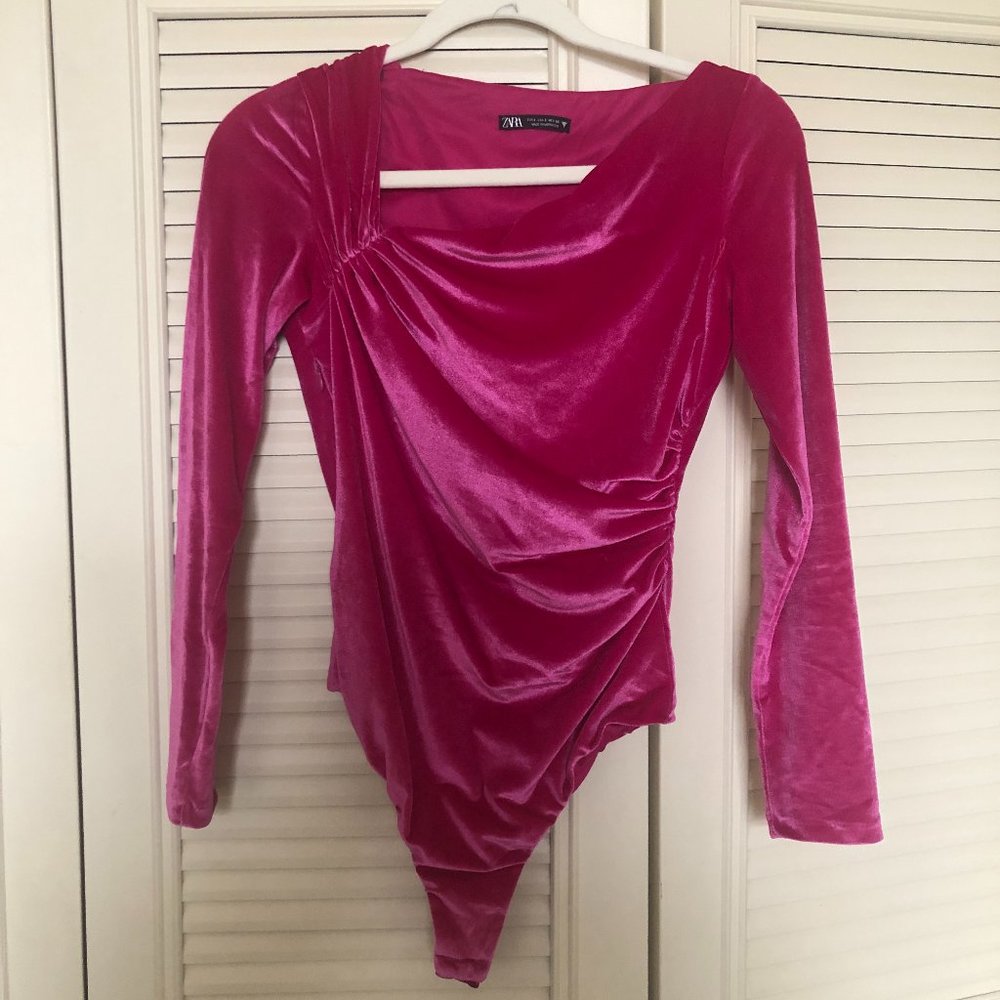 Zara Hot Pink Body Suit